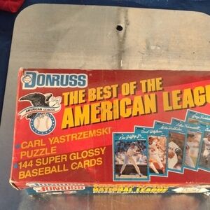Donruss The Best of the American& National League Baseball Cards - Red